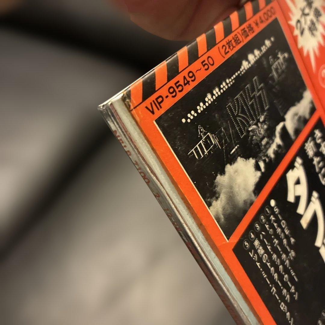 【希少・帯付き】KISS / ダブル・プラチナム　 2枚組LPレコード