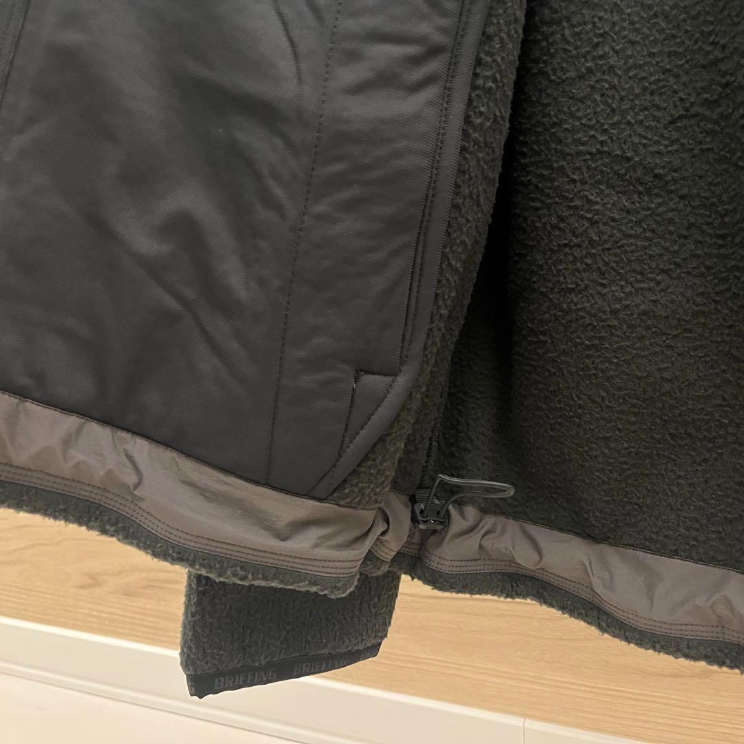 新品★49,500円 BRIEFING ボアフルジップパーカー ジャケット M