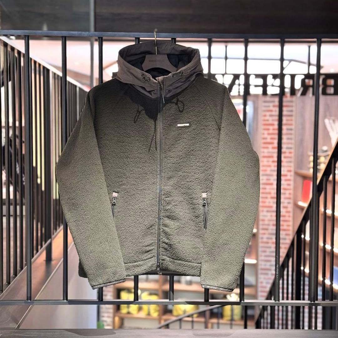 新品★49,500円 BRIEFING ボアフルジップパーカー ジャケット M