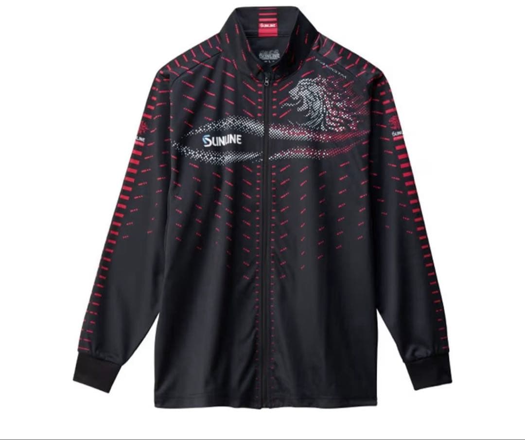 サンライン スペシャリスト フルジップアップシャツ ブラック 3L