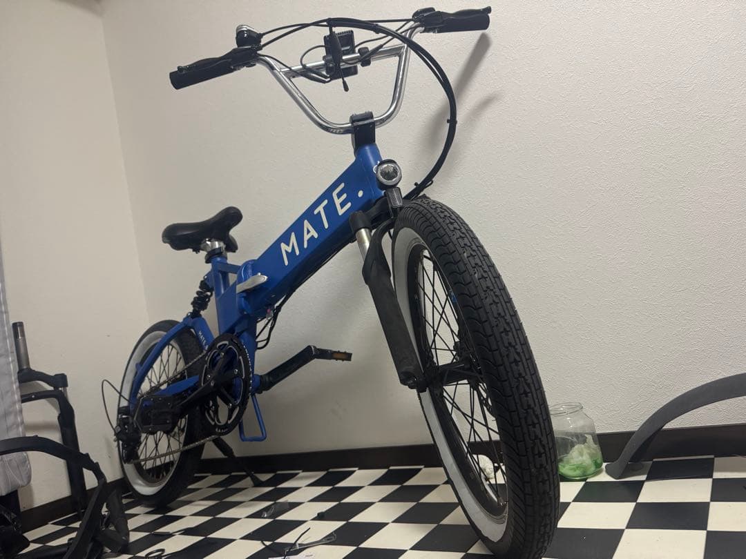 【正規 MATE CITY カスタム】電動アシスト自転車BMXハンドル 改造済