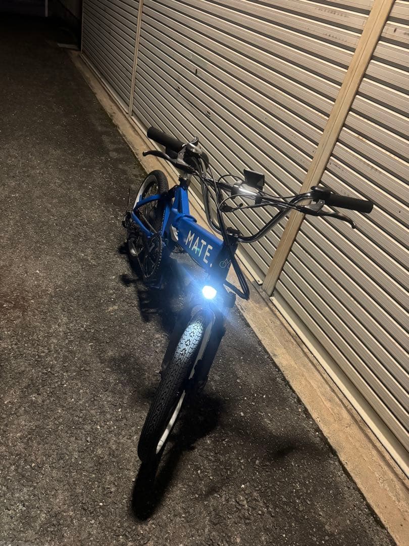 【正規 MATE CITY カスタム】電動アシスト自転車BMXハンドル 改造済