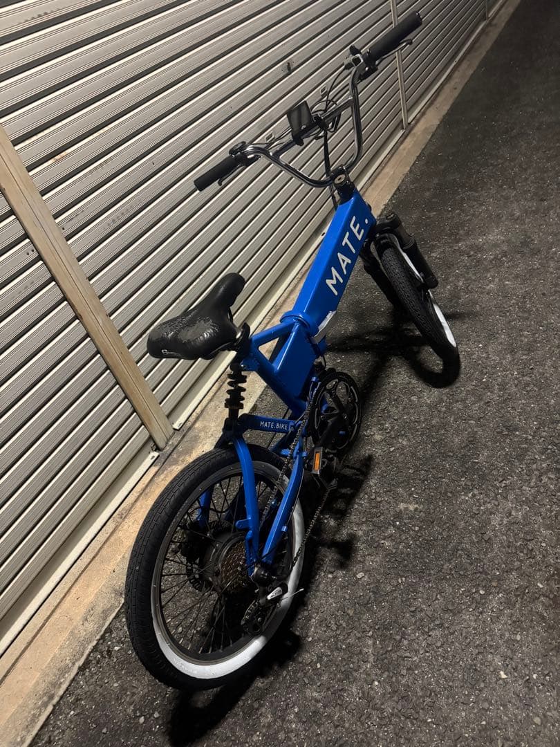 【正規 MATE CITY カスタム】電動アシスト自転車BMXハンドル 改造済