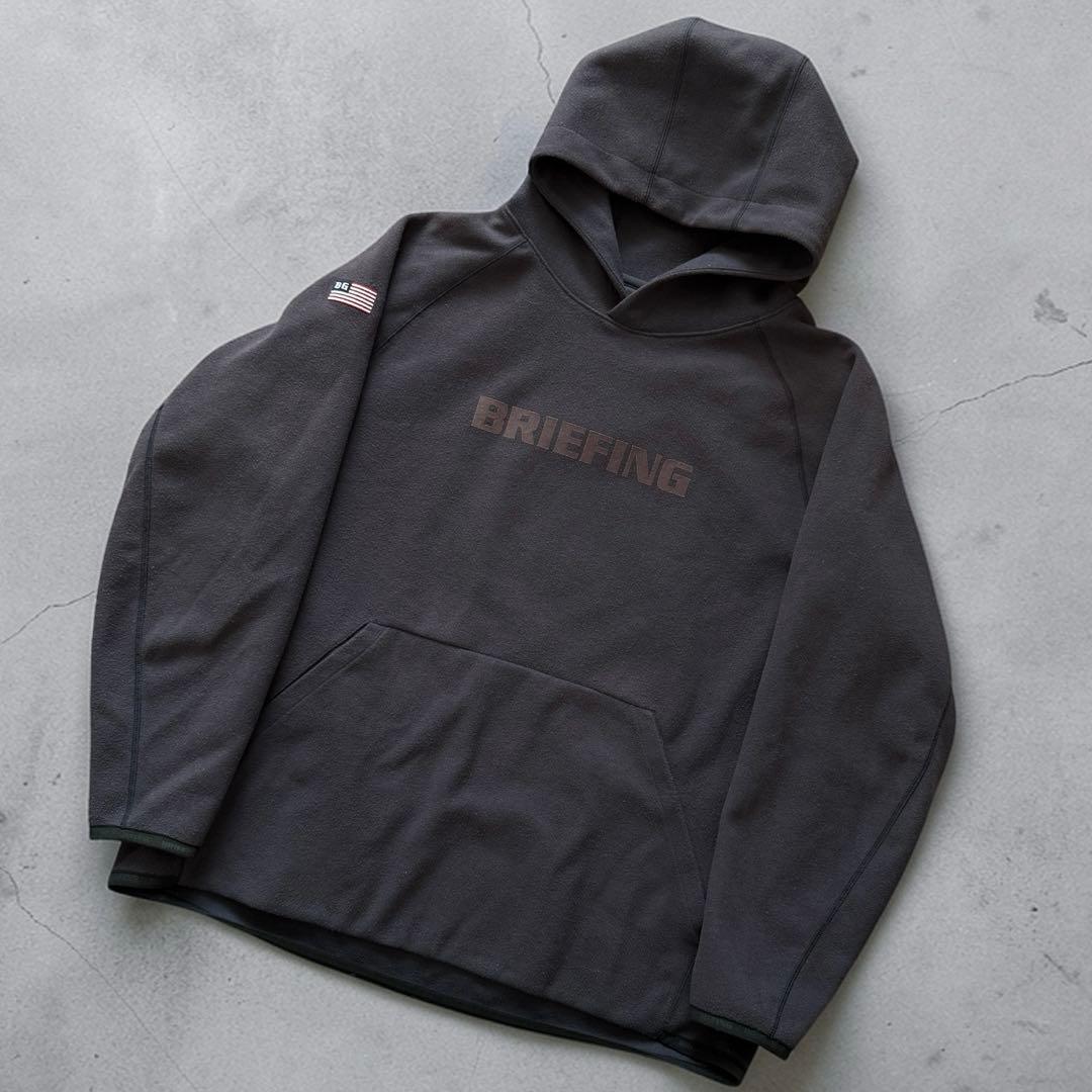 BRIEFING ブリーフィング　パーカー　プルオーバー　グレー　L〜XL相当