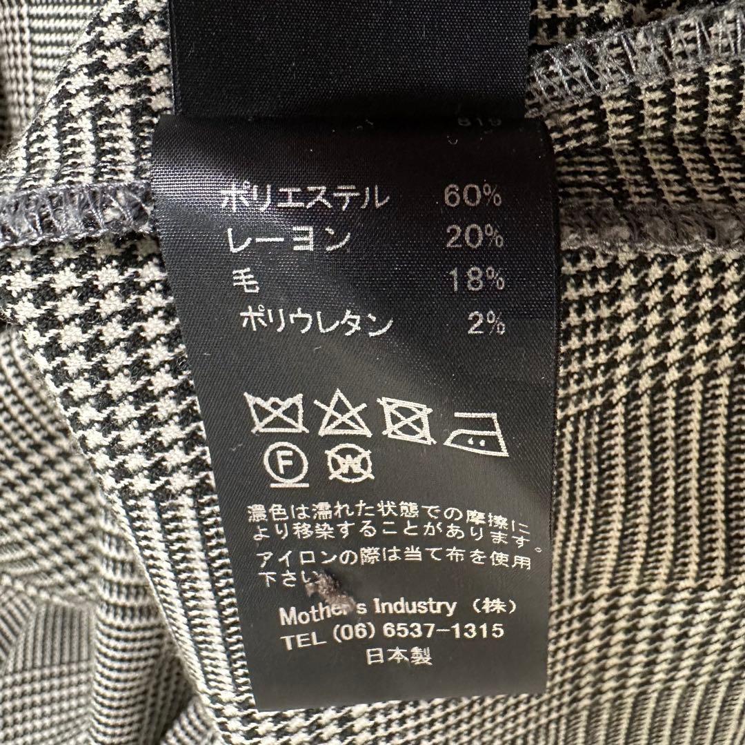 【mizuiro ind】 ミズイロインド ワンピース ロング チェック