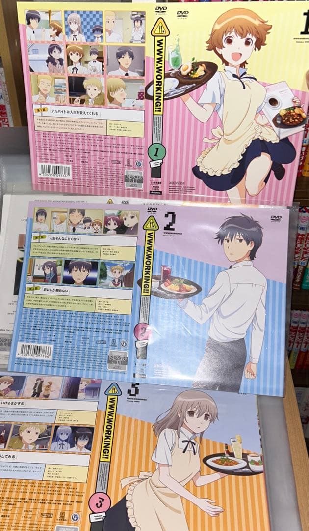 セール⭐︎WORKING!! レンタルDVDセット