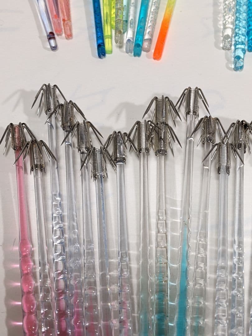 100本 11センチ イカヅノ プラヅノ ヤリイカ ヤマシタ ダイワ ヤマリア