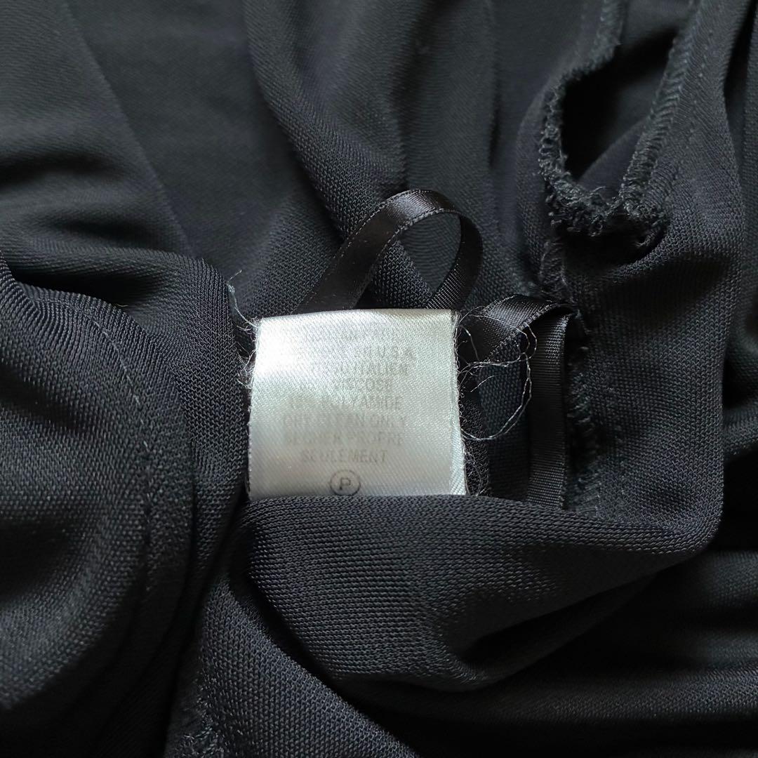 ダイアンフォンファステンバーグ　ラップ　ジャージー　ワンピース　２　黒　M