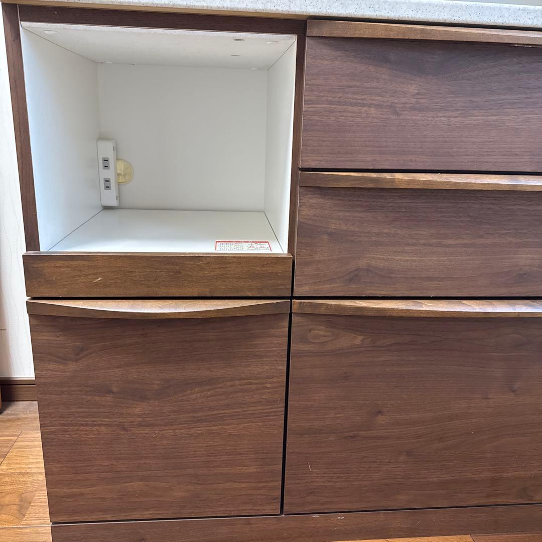 hotta woddy(堀田木工所)　食器棚　ウォールナット