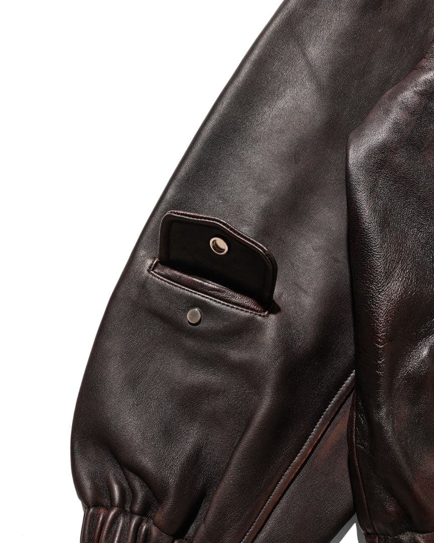 【即完アイテム】SHEEP LEATHER UTILITY JACKET