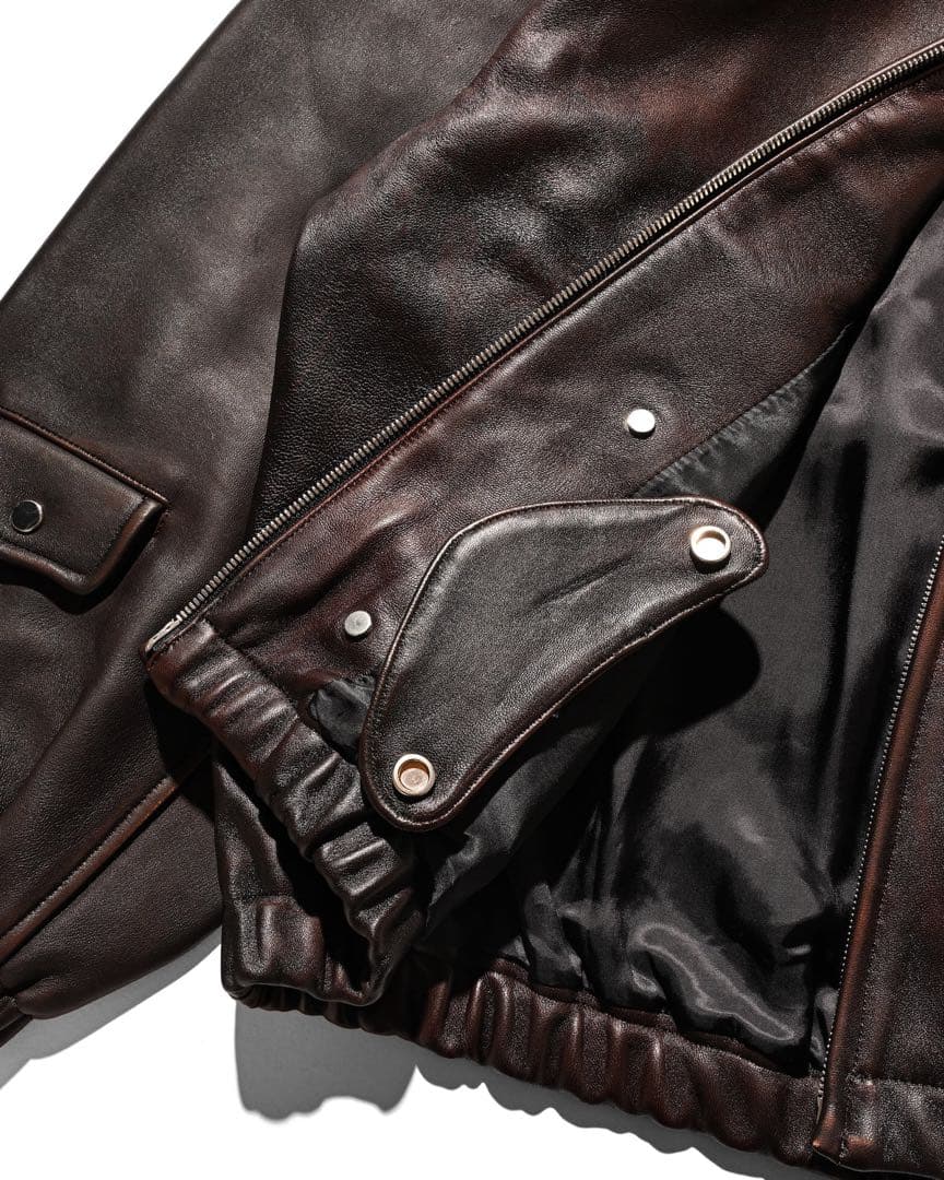 【即完アイテム】SHEEP LEATHER UTILITY JACKET