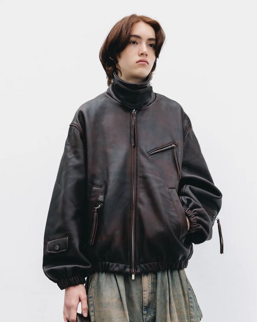 【即完アイテム】SHEEP LEATHER UTILITY JACKET