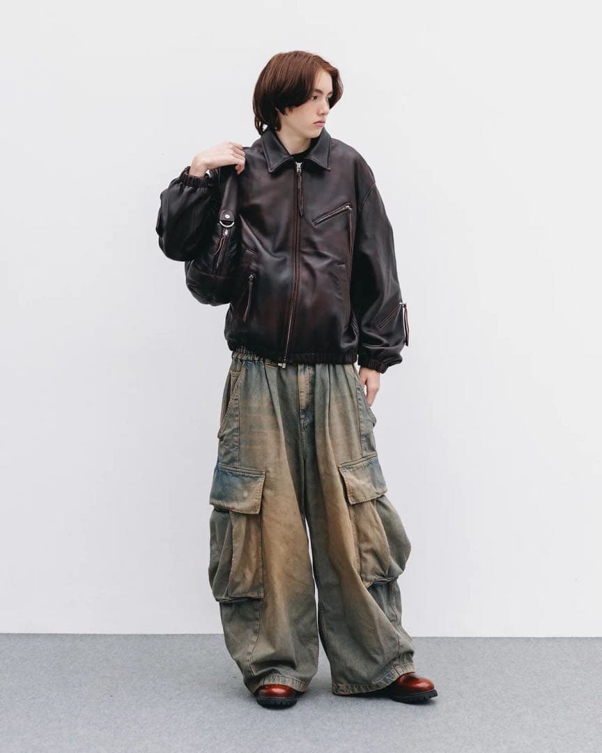 【即完アイテム】SHEEP LEATHER UTILITY JACKET