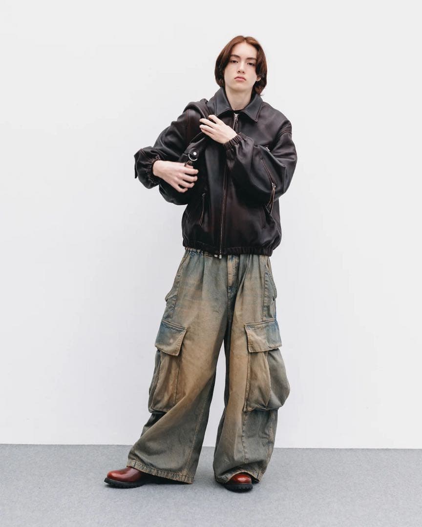 【即完アイテム】SHEEP LEATHER UTILITY JACKET