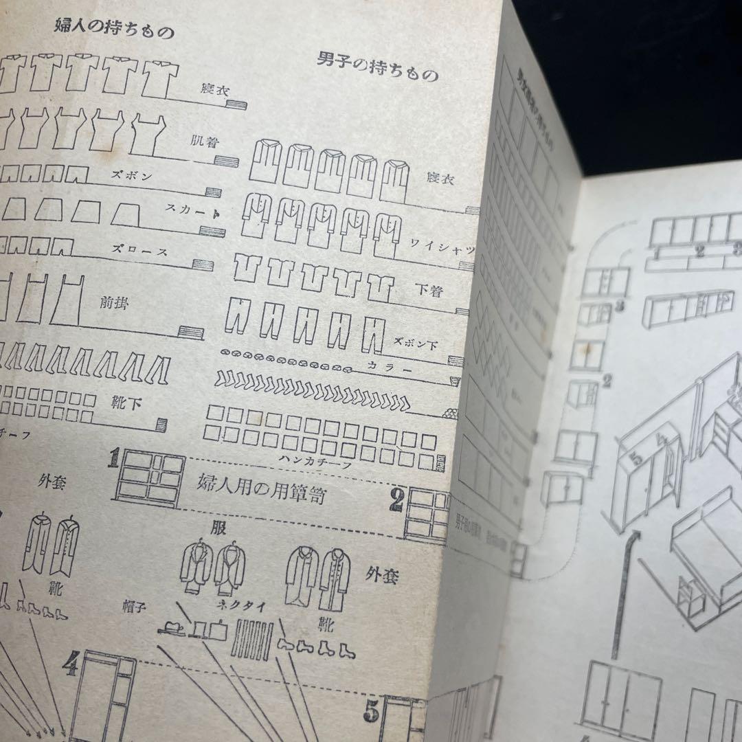 主婦之友家庭講座 第20輯「住宅と家具」1951年　戦後復興期の貴重本