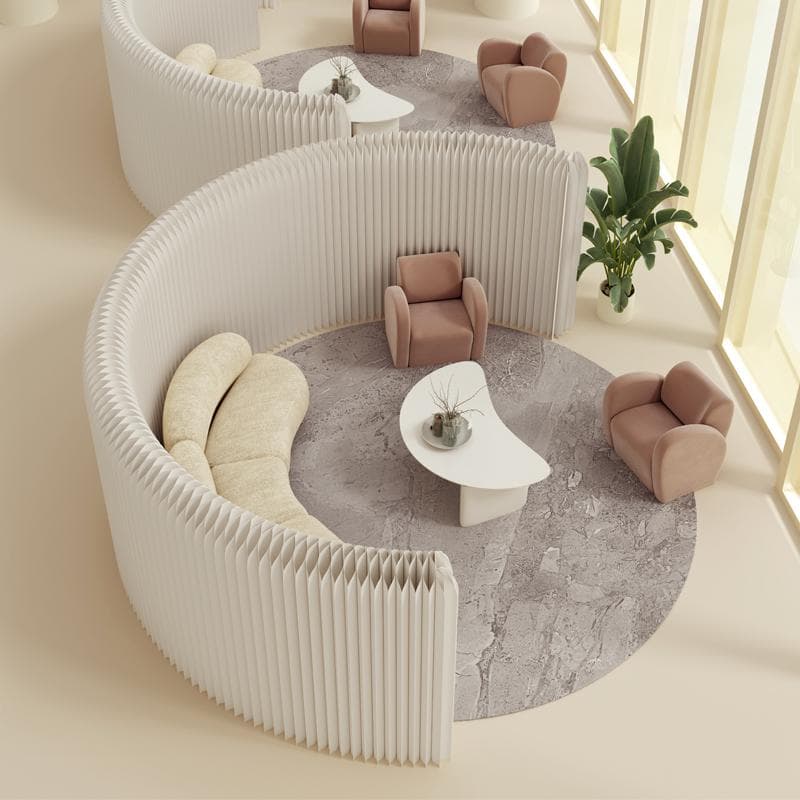 パーテーション間仕切り折り畳み式高さ1.8ｍ長さ2-3ｍドーム形ついたて目隠し