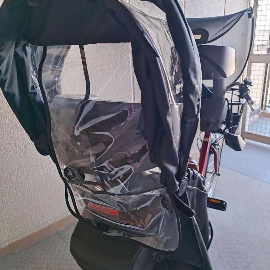 電動アシスト自転車 ヤマハ パスバビーアン PA20BSPR 前後チャイルド付