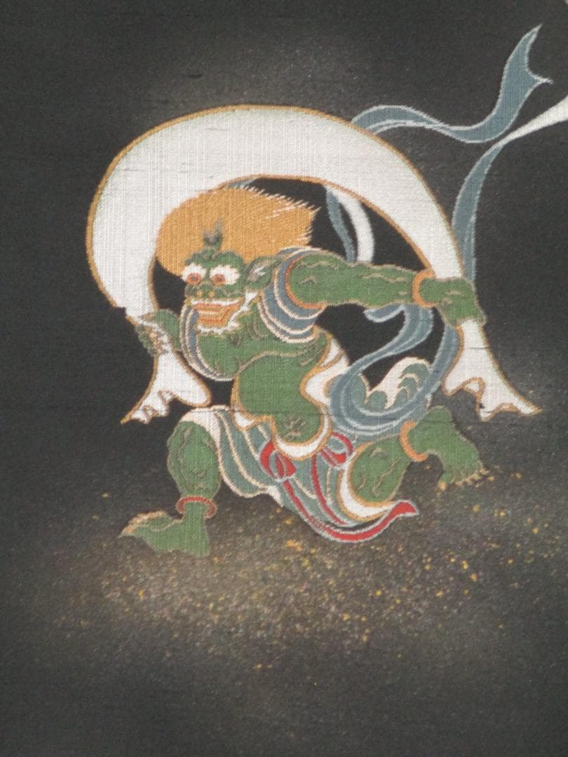 L～2Ｌサイズ　紬着物からのリメイクドレスです　着丈１１５cm