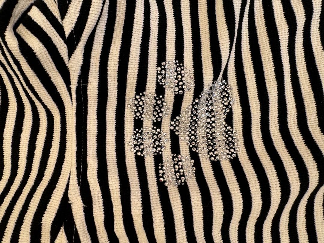 1jinnstudio ストライプ猫耳フードパーカー