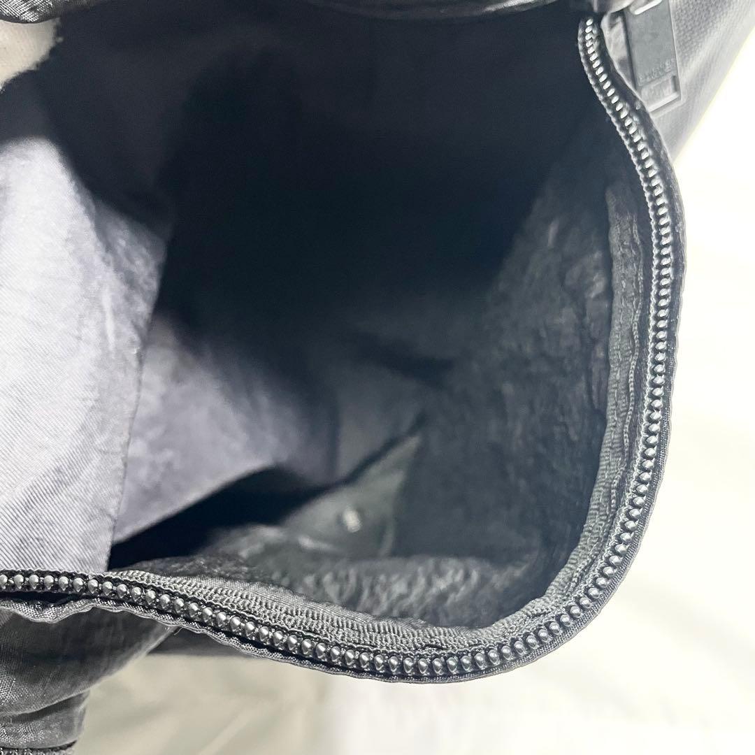 ポーター ラボラリー トートバッグ ブラック ナイロン ロゴ A4可 大容量