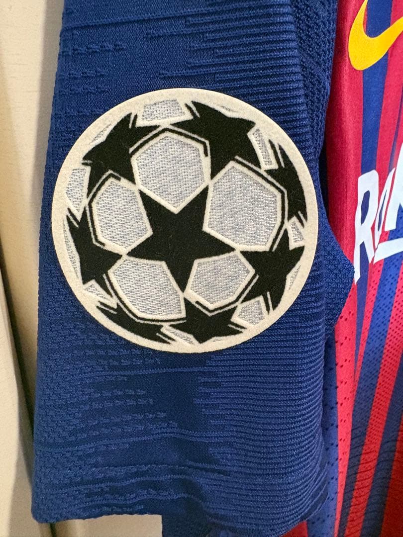 【激レア・選手支給品】メッシ バルセロナ 18/19 ホーム ユニフォーム CL