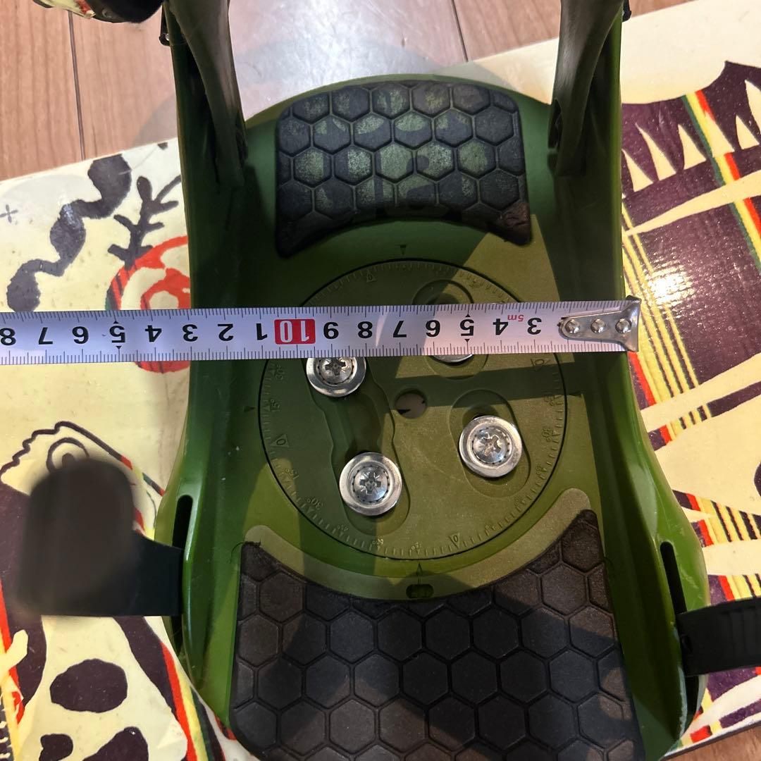 中古品elan スノーボード Xenon バインディングセット152センチ