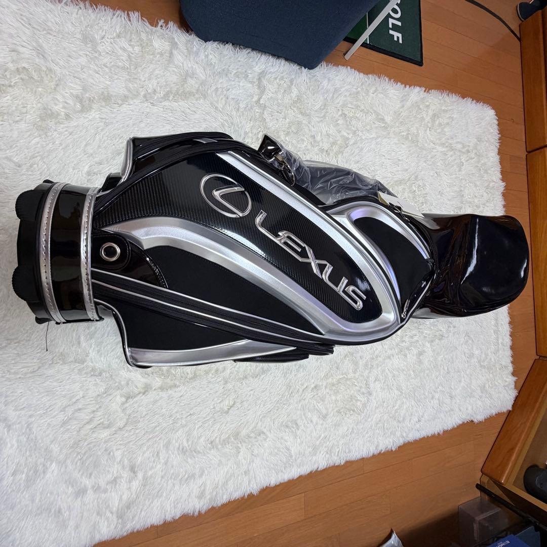 非売品　新品未使用レクサスオリジナルキャディバッグ　ブラック