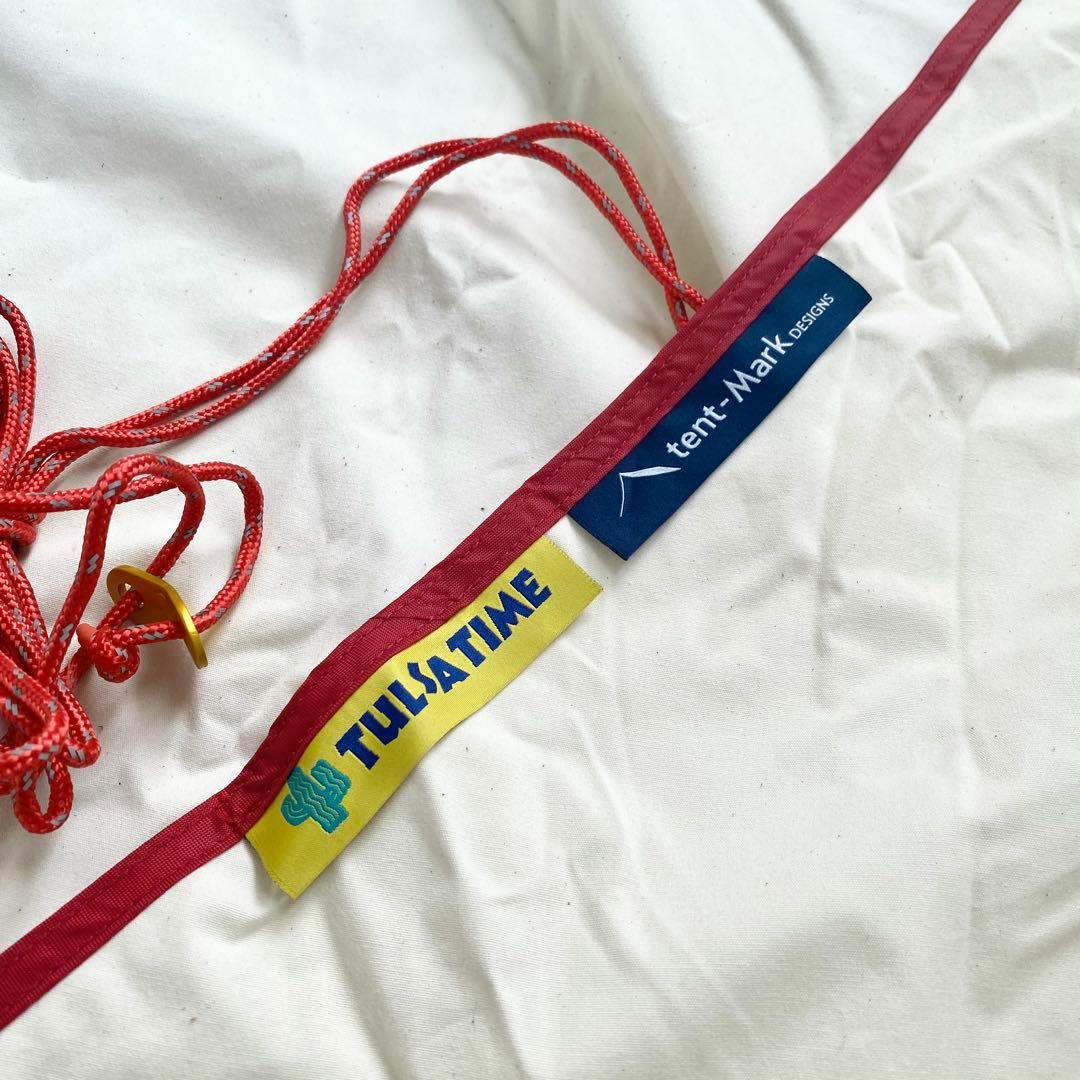 テンマクデザイン　タープ（コットン素材）＋ LOGOS ポールエンドロックセット