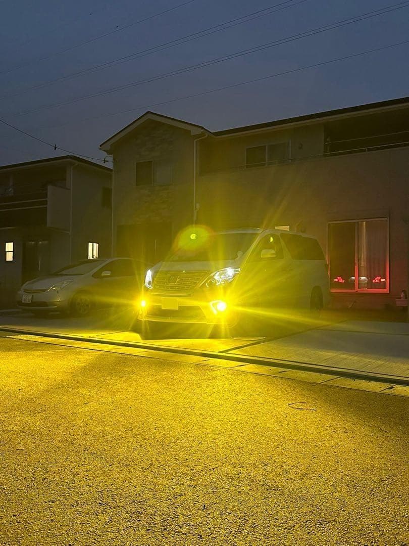 《H11》WS55 イエロー版 LED フォグ 300 黄色 爆光 AA1