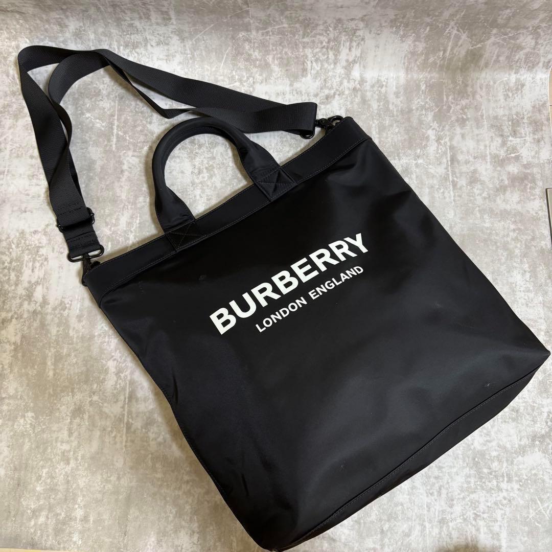 M48 バーバリー　アルティエ　トートバッグ　ショルダーバッグ　2way 黒
