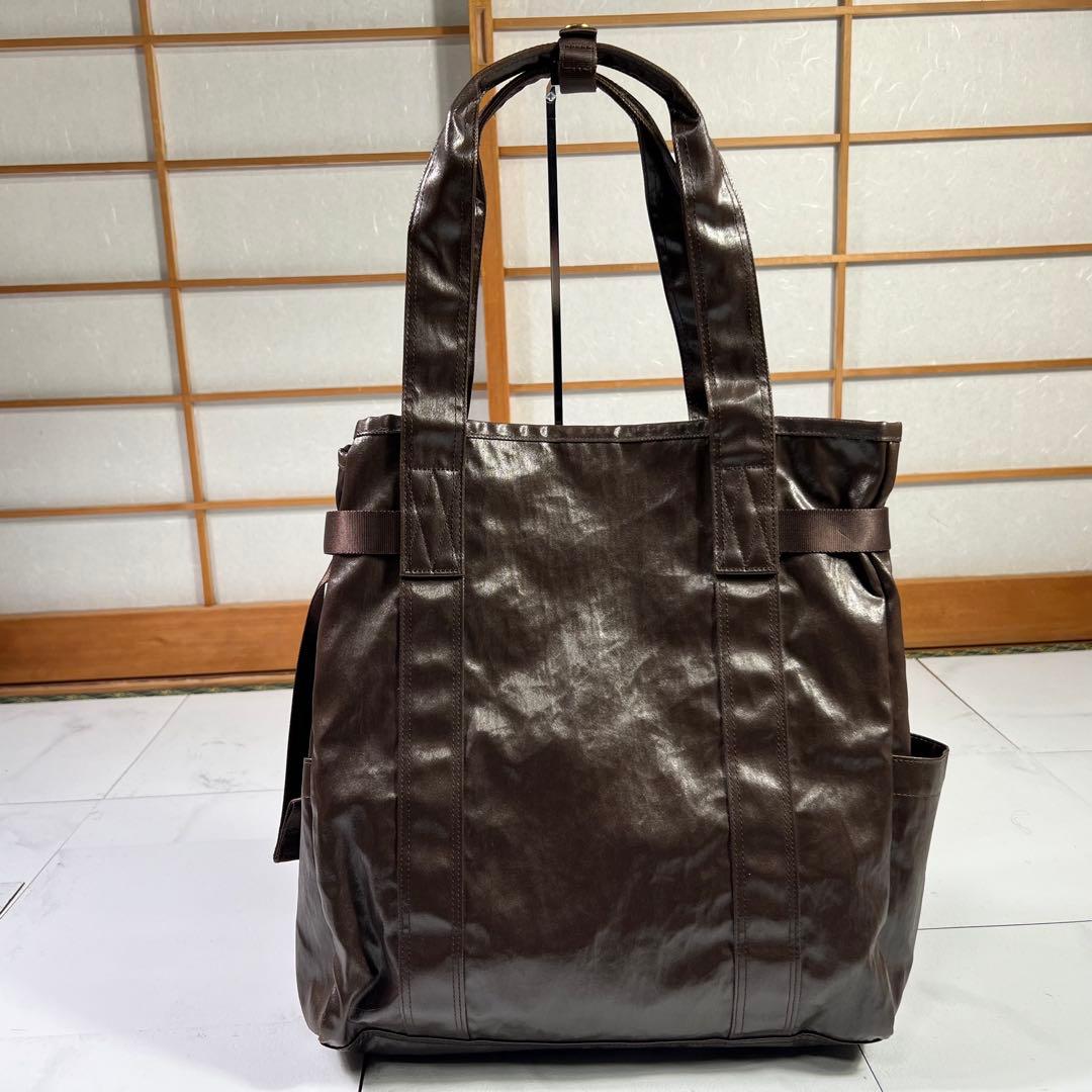 PORTER ポーター SHINE トートバッグ ブラウン