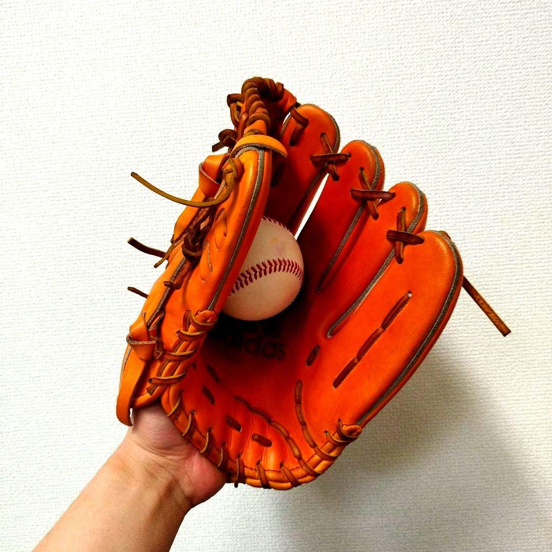 048 アディダス 型抜群 即戦力 硬式 内野手用グローブ