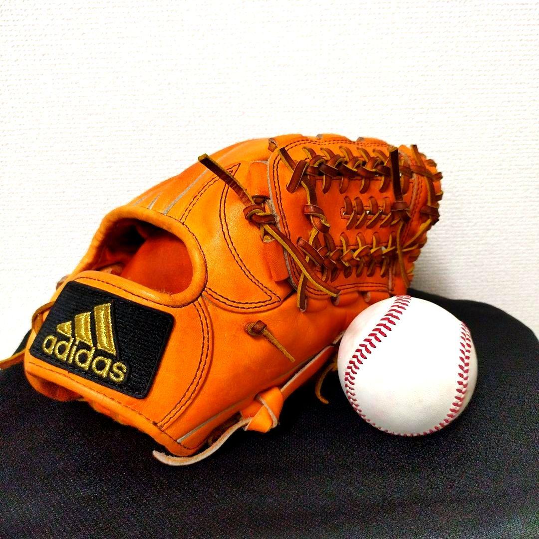048 アディダス 型抜群 即戦力 硬式 内野手用グローブ