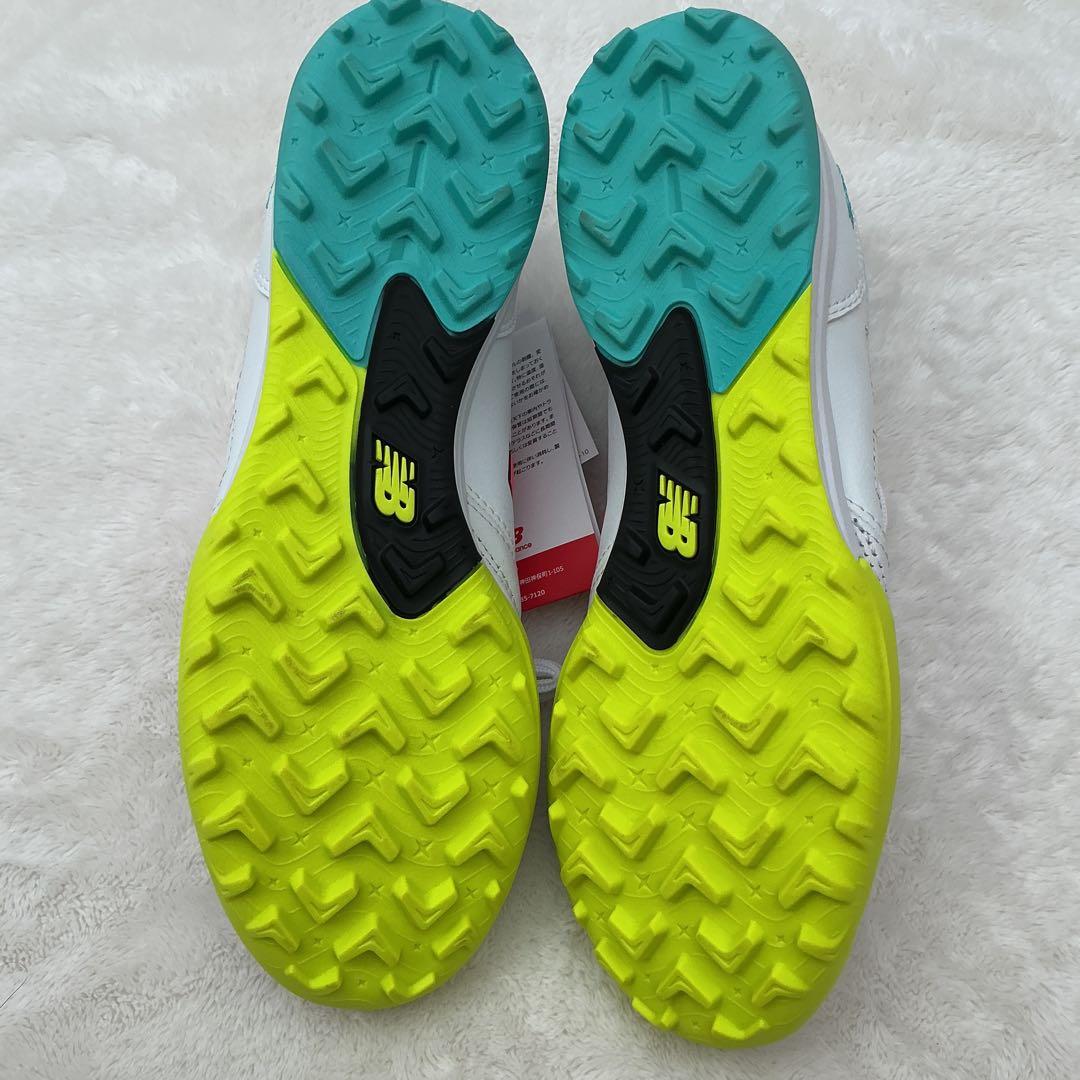 New Balance 442 サッカーシューズ ホワイト/ピンク/イエロー新品