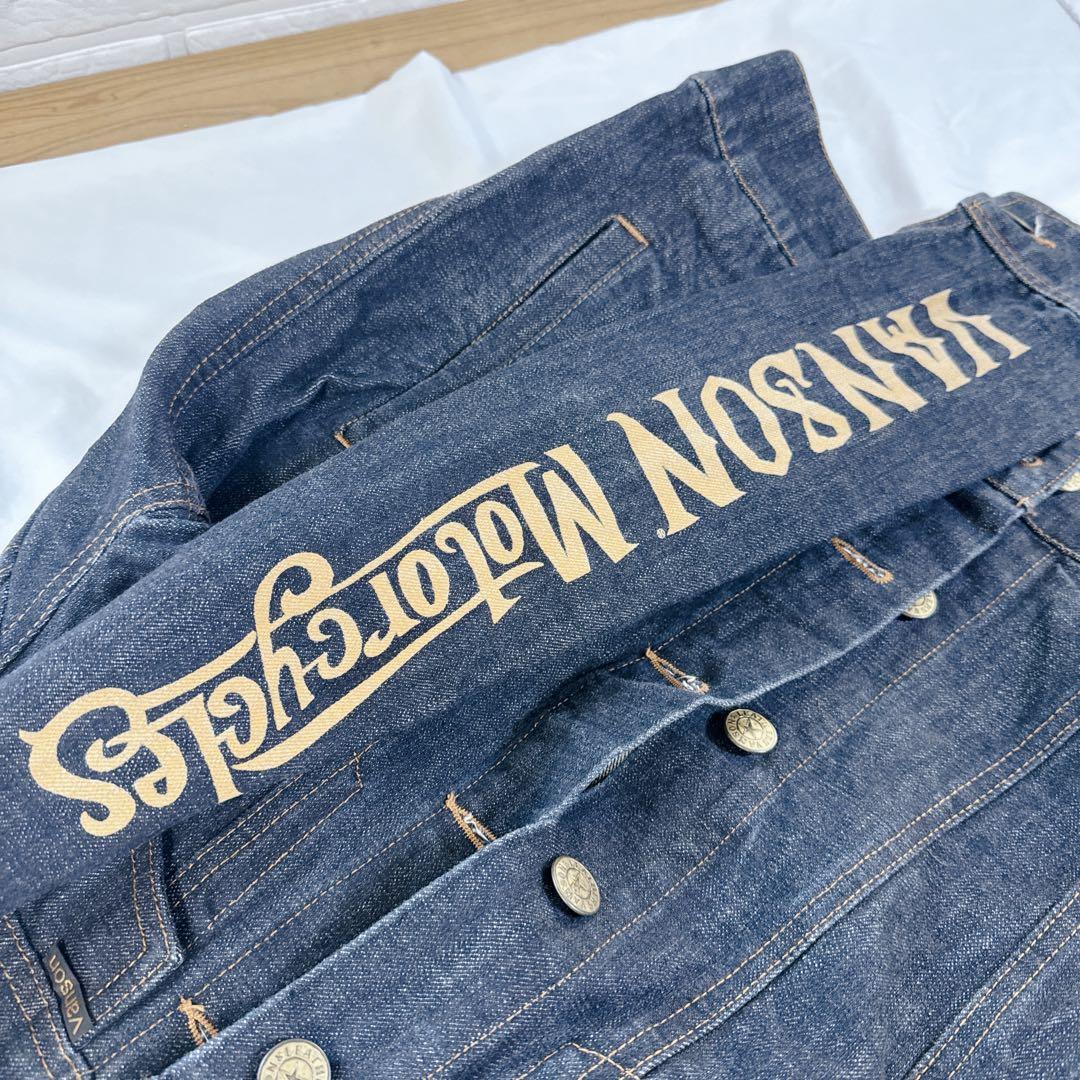 VANSON 刺繍 Gジャン デニム ジャケット バンソン