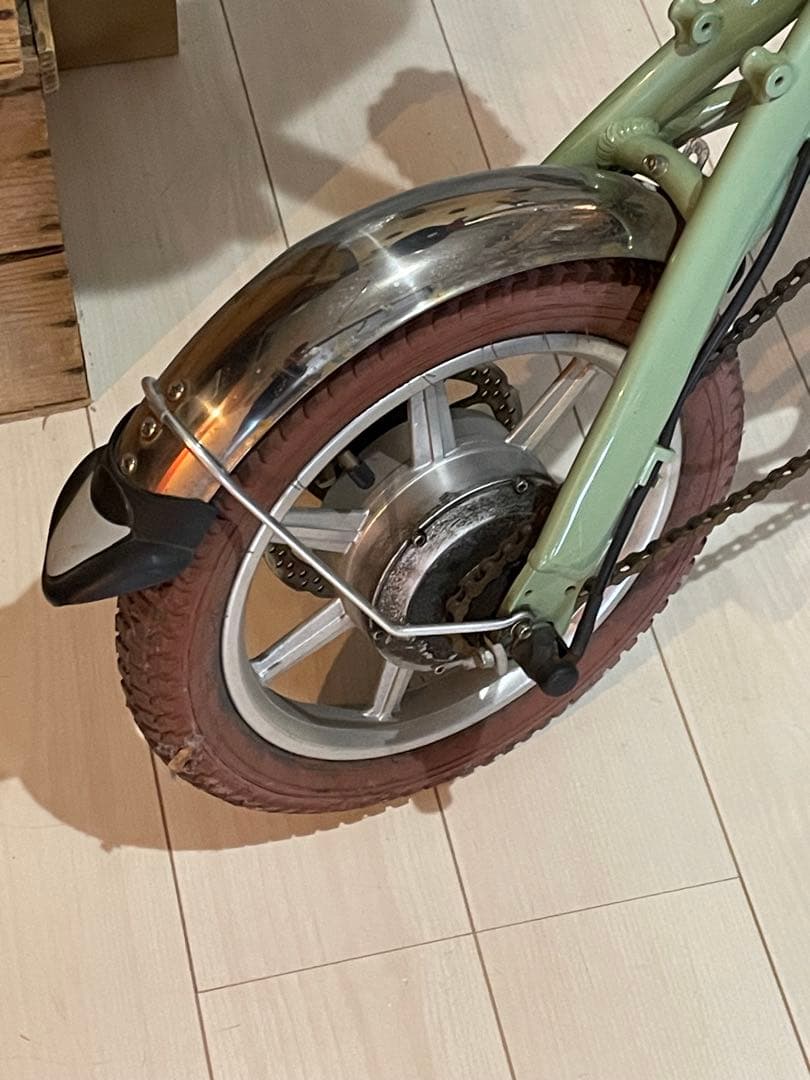 電動自転車　hold on 抹茶グリーン