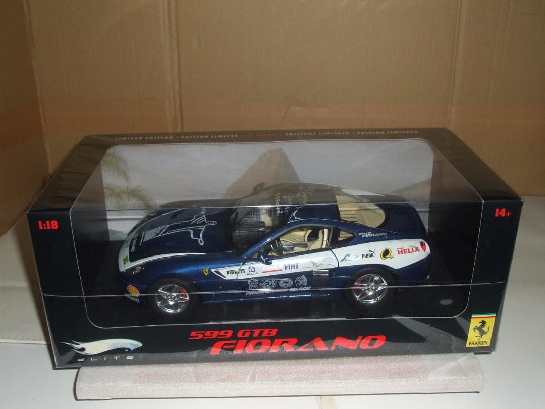 フェラーリ　５９９　ＧＴＢ　フィオラノ　ブルー　エリート　限定品　１／１８