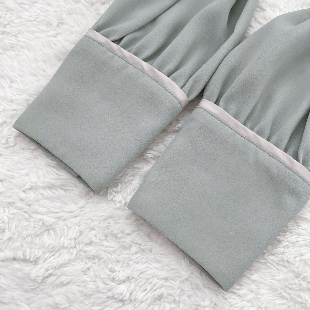 ナチュラルビューティーベーシック プリーツワンピース ロングワンピース M