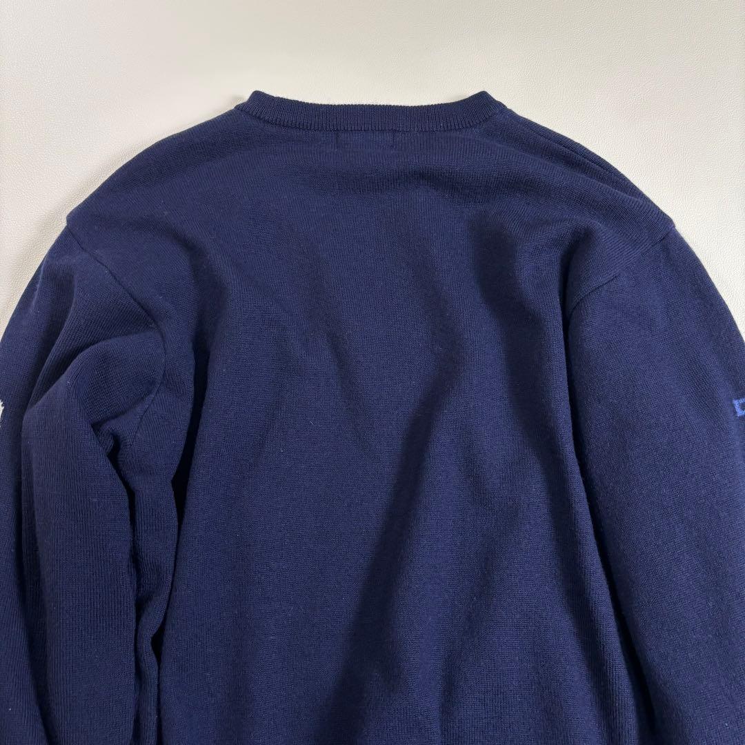 パーリーゲイツ 防風 裏地付ニット サイズ3 ロゴ セーター メンズ アームロゴ