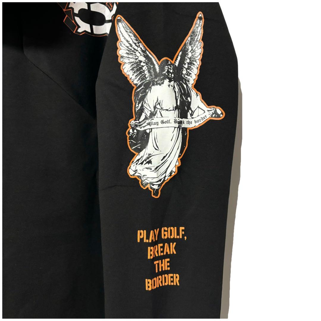 新品 ラッセルノ ゴルフ マスク フーディー マルチロゴ ブラック ゴルフ L5