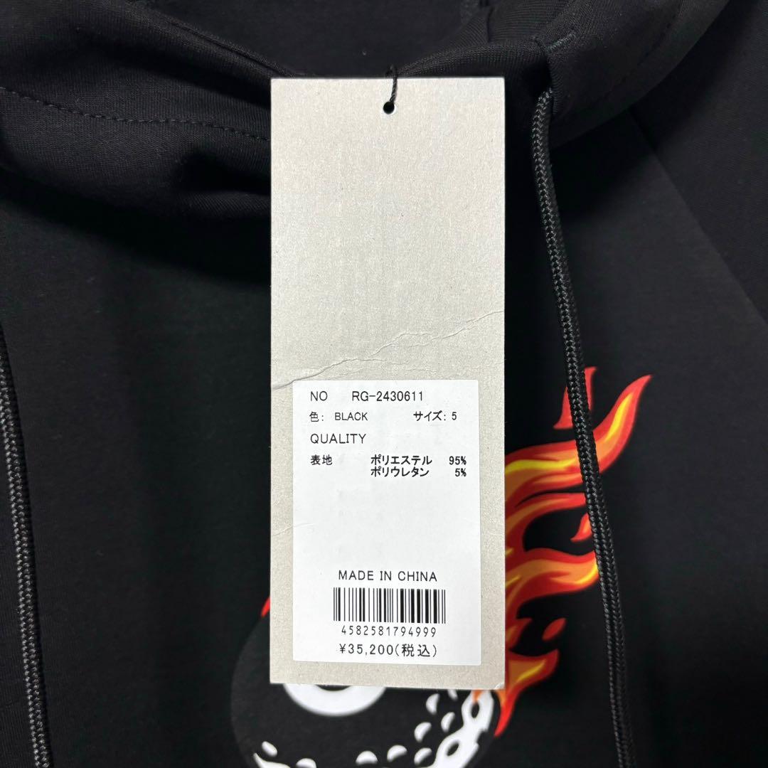 新品 ラッセルノ ゴルフ マスク フーディー マルチロゴ ブラック ゴルフ L5