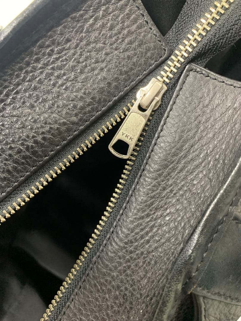 s*i様 SEEKER シーカー レザー トートバッグ ビジネス 肩掛け ブラッ