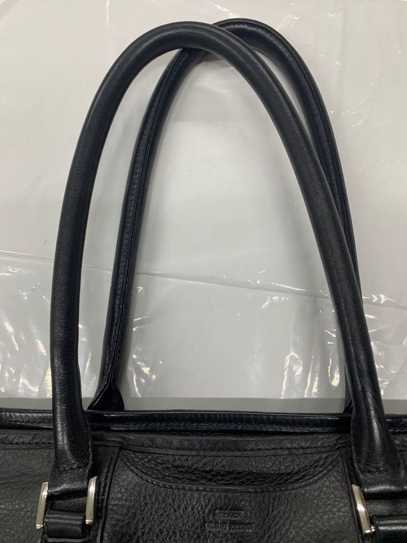 s*i様 SEEKER シーカー レザー トートバッグ ビジネス 肩掛け ブラッ