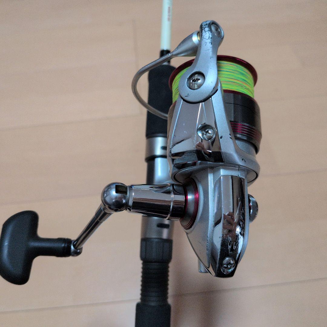 BLACK　エギング　アオリイカ　ロッド　リール　ダイワ　本体　セット