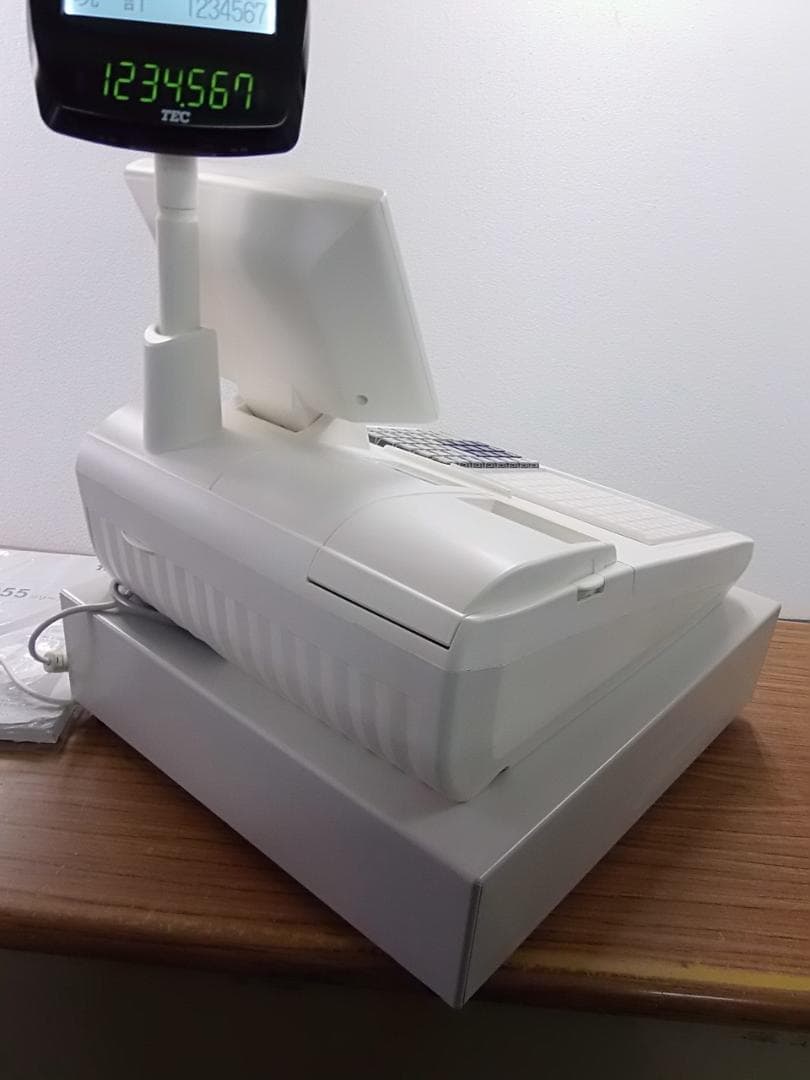 311設定無料東芝テックFS-2055-V2スキャナー付インボイスレジスター