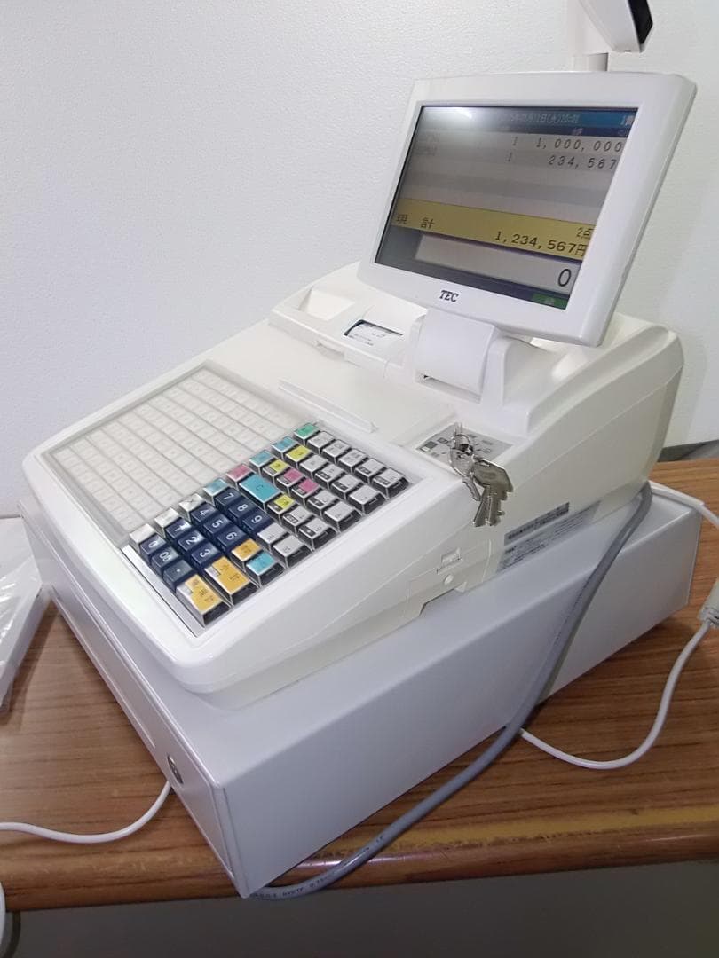 311設定無料東芝テックFS-2055-V2スキャナー付インボイスレジスター