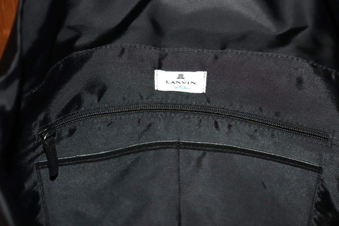 新品 LANVIN en Bleu トートバッグ ポワソン 定価2万900円 Ⓗ