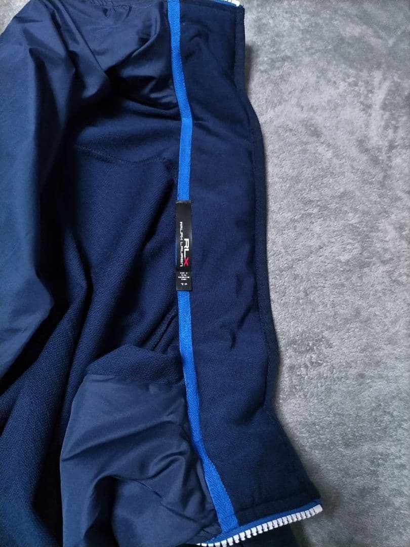 RLX ハイブリッド　中綿ジャケット　ネイビー　ウール混