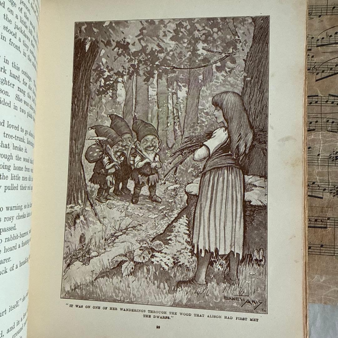 稀少アンティーク美しいヴィクトリアン絵本イギリス洋書　古書ジャンクジャーナル