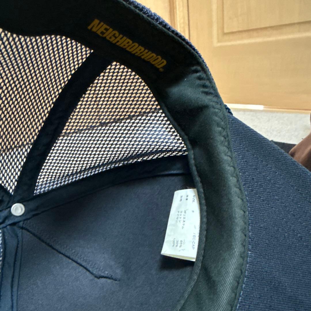 NEIGHBORHOOD メッシュキャップ ネイビー